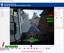 Phần mềm mô phỏng các tình huống giao thông thi sát hạch ô tô